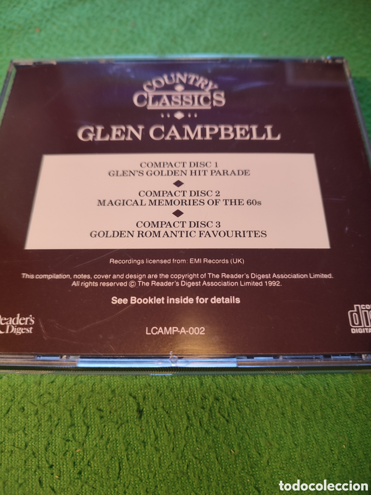 CDs de m&uacute;sica: Glen Campbell - Country classics 3 Cds - Foto 4