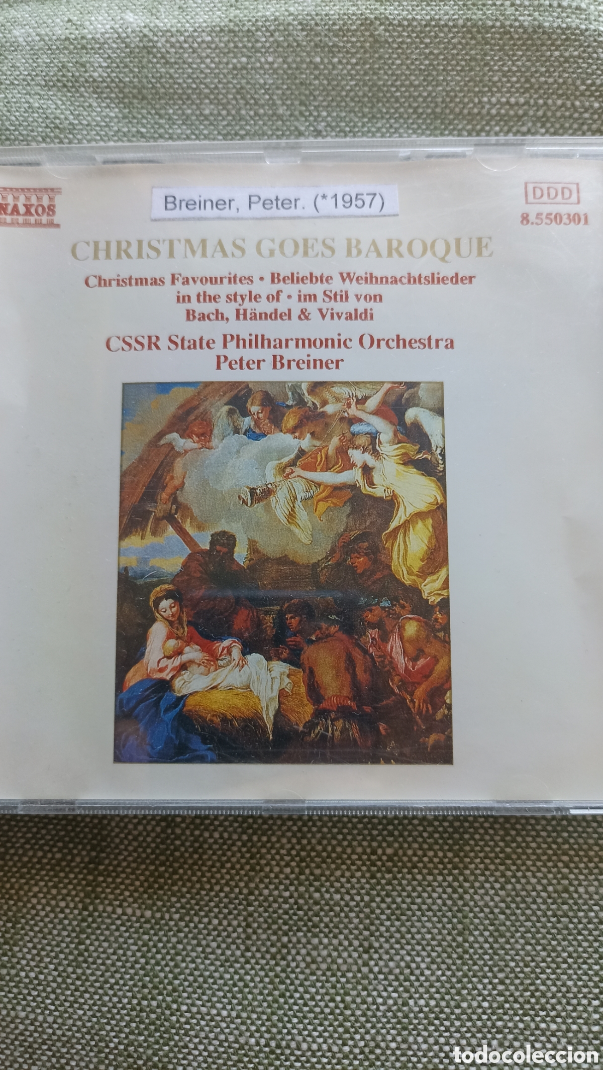 CDs de M&uacute;sica: &rdquo;Christmas Goes Baroque&rdquo; interpretada por la CSSR State Philharmonic Orchestra
