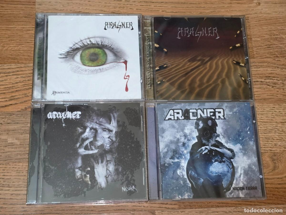 CDs de M&uacute;sica: ARACNER 4 CD Discografia 2004/2016 Spanish Heavy-Saratoga-Mago de oz-Avalanch-Silver fist-Saurom