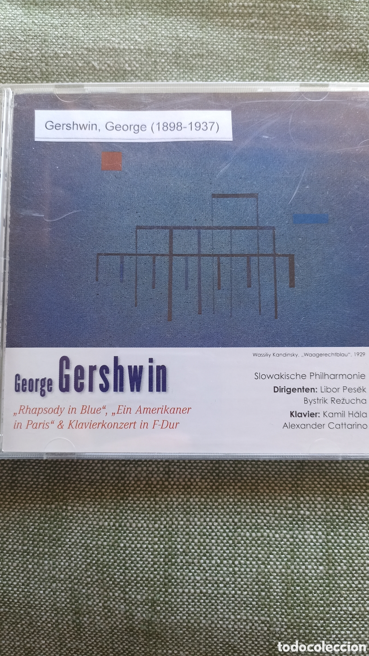 CDs de M&uacute;sica: George gerswin Rhapsody in Blue, Amerikaner in Paris