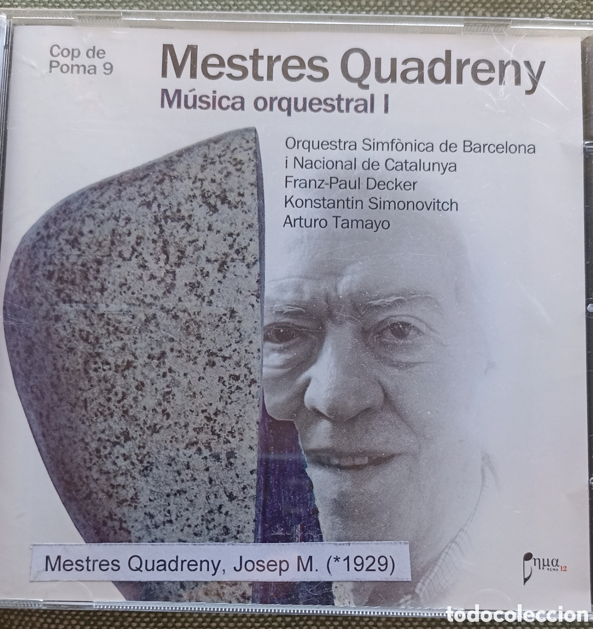 CDs de M&uacute;sica: M&uacute;sica orquestral I del compositor catal&aacute;n Josep Maria Mestres Quadreny (1929&ndash;2021).
