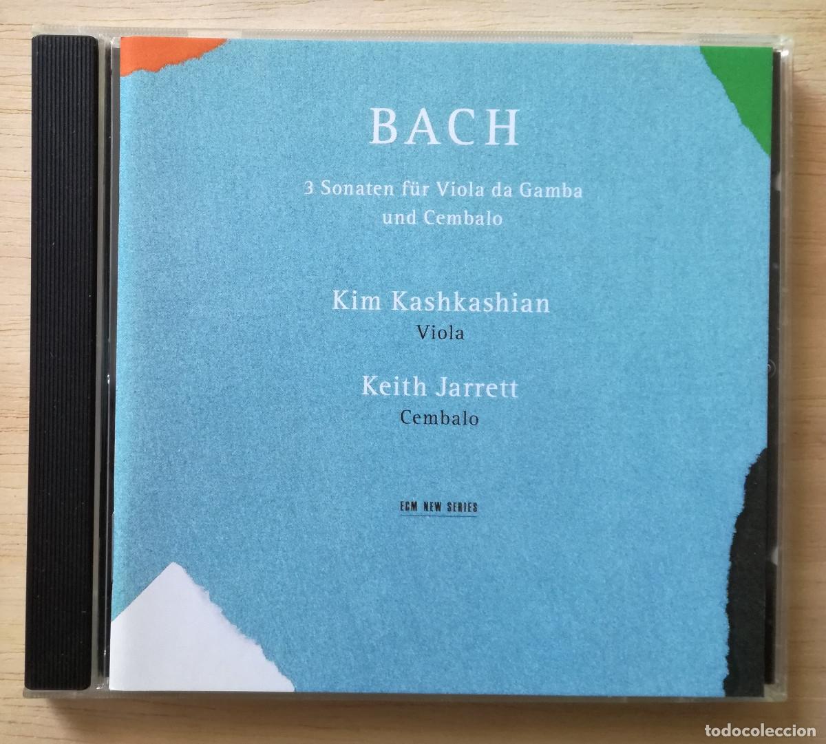 CD de M&uacute;sica: KEITH JARRETT & KIM KASHKASHIAN - BACH 3 SONATEN - ECM NEW SERIES