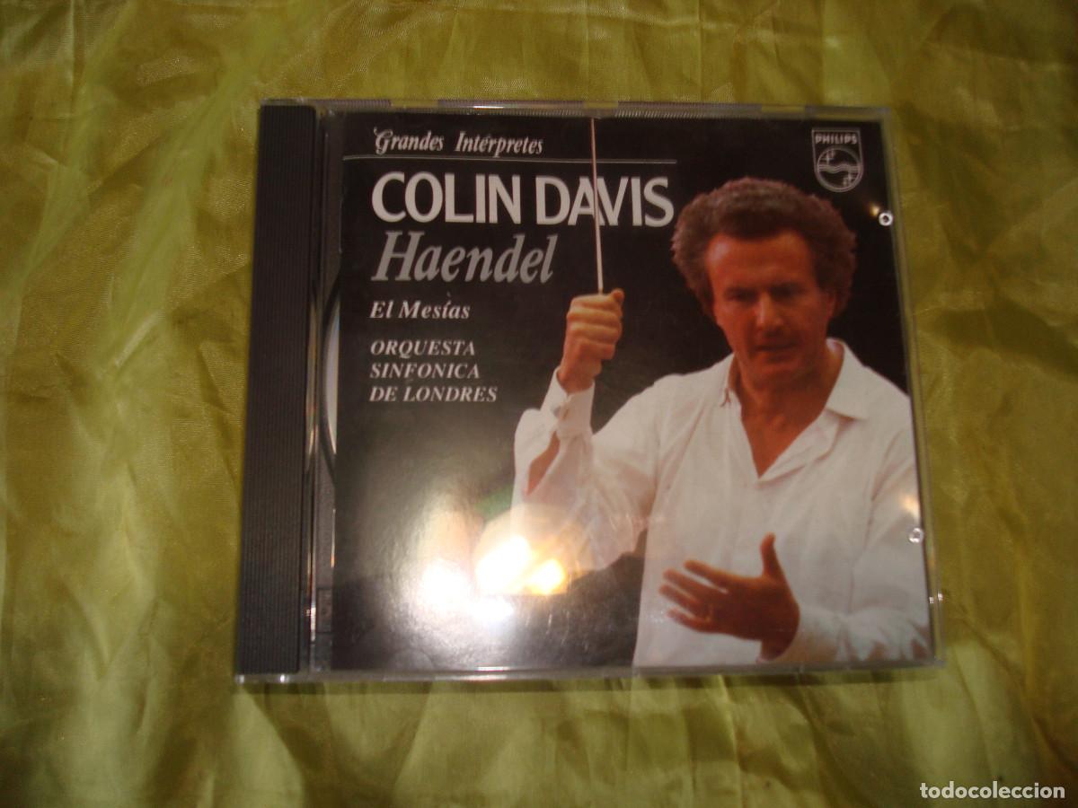 CDs de M&uacute;sica: COLIN DAVIS. HAENDEL : EL MESIAS. GRANDES INTERPRETES. CD. IMPECABLE(#)