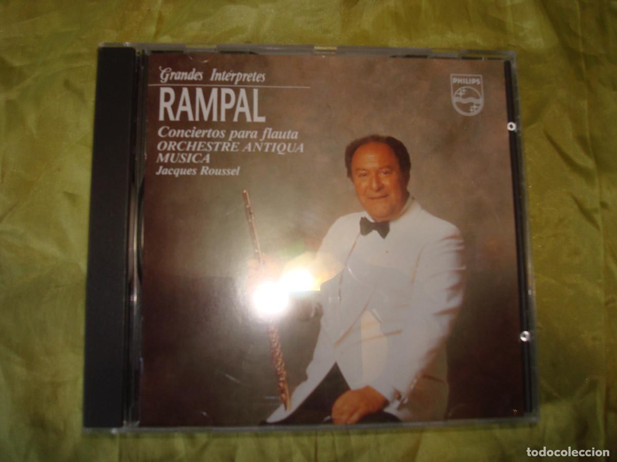 CDs de M&uacute;sica: JEAN-PIERRE RAMPAL. CONCIERTOS PARA FLAUTA. GRANDES INTERPRETES. CD. IMPECABLE