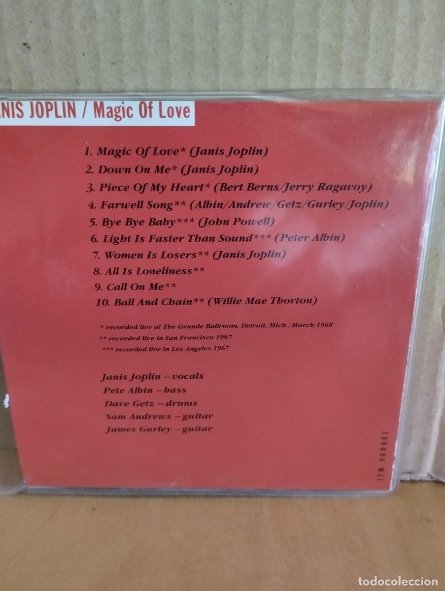 CDs de m&uacute;sica: JANIS JOPLIN ------ MAGIC IN LOVE - Foto 2
