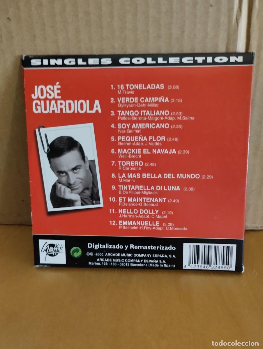 CDs de m&uacute;sica: JOSE GUARDIOLA ---- SINGLES COLLECTION - Foto 2