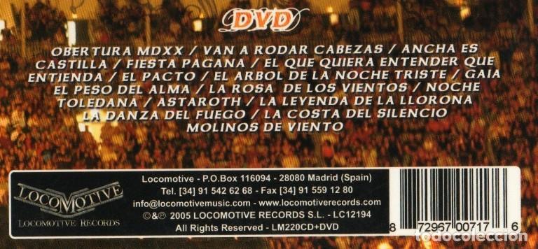 CDs de m&uacute;sica: [DOBLE CD+DVD]. MAGO DE OZ. MADRID LAS VENTAS. DIGIPACK. - Foto 4