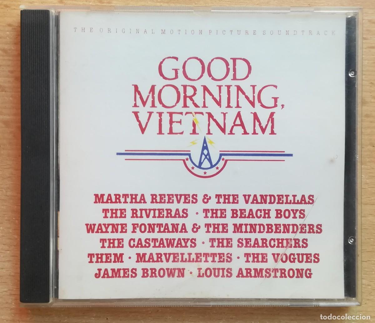 CDs de M&uacute;sica: Good morning, Vietnam. Caja y libreto. No CD.