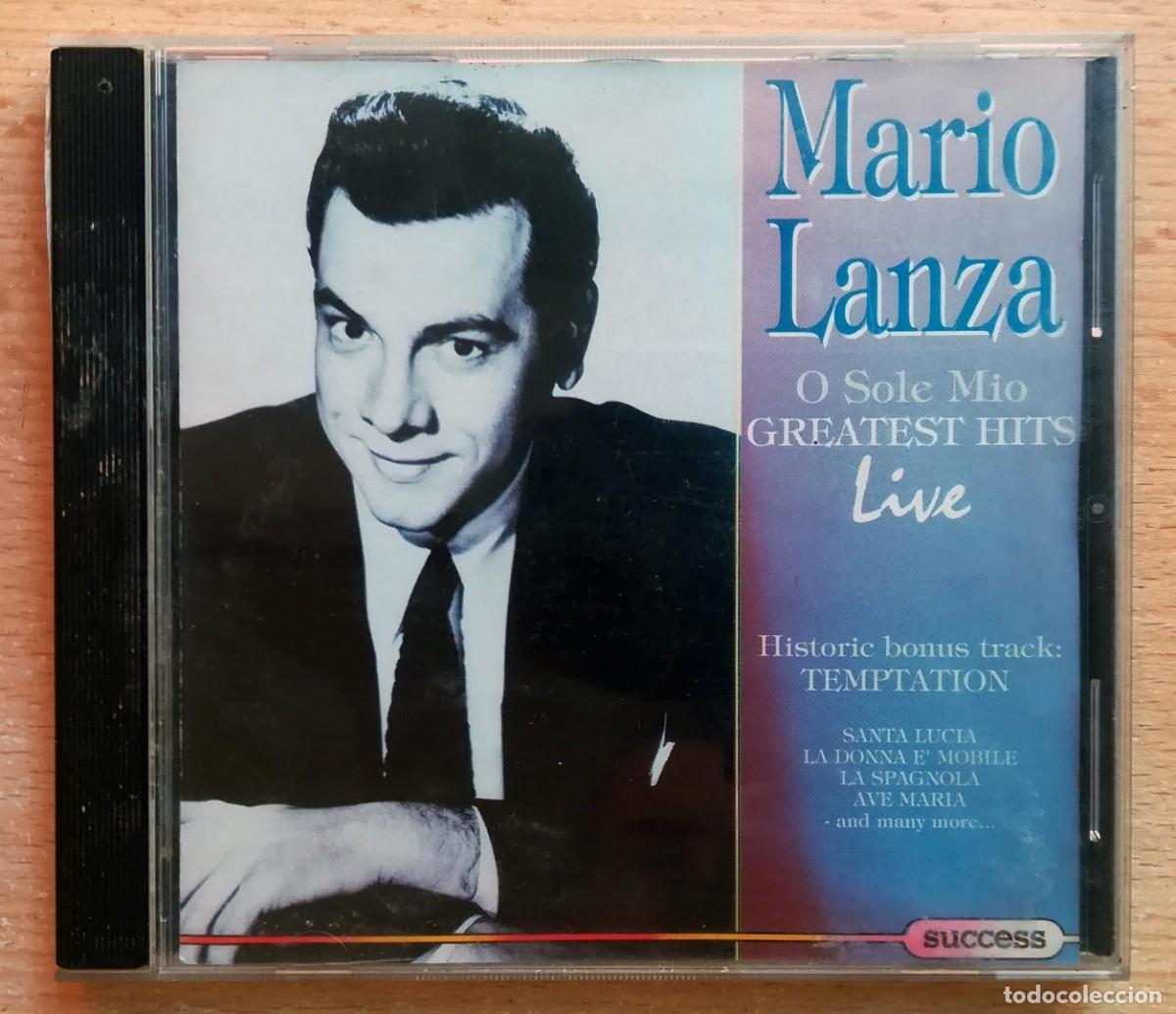 CDs de M&uacute;sica: CD Mario Lanza. O Sole Mio Greatest Hits Live.
