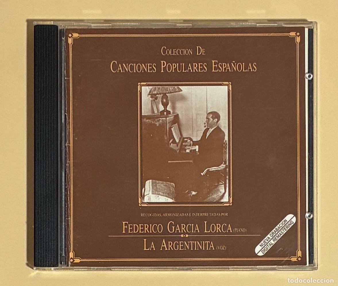 CDs de M&uacute;sica: CD.Federico Garcia Lorca (piano) y La Argentinita (voz). 1994 (1099CD)