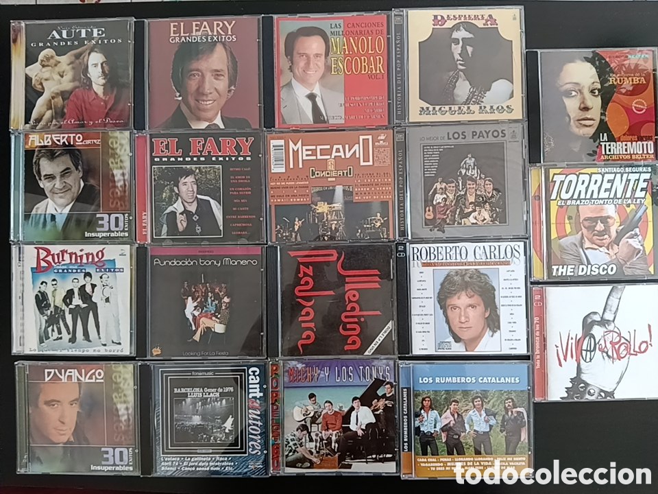 CDs de M&uacute;sica: Lote solistas y grupos en espa&ntilde;ol