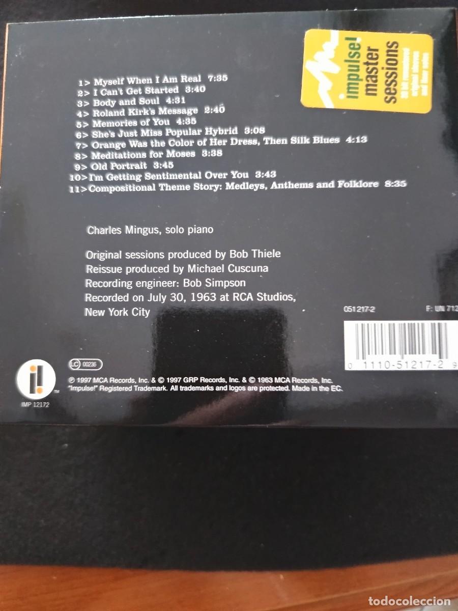 CDs de m&uacute;sica: MINGUS PLAYS PIANO. SPONTANEOUS COMPOSITIONS AND IMPROVISATIONS - Foto 2