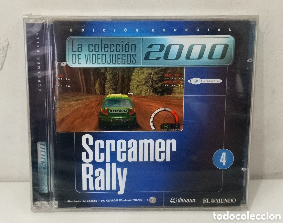 CDs de M&uacute;sica: JUEGO PC CD ROM - SCREAMER RALLY. COLECCI&Oacute;N DE VIDEOJUEGOS 2000. CD PRECINTADO