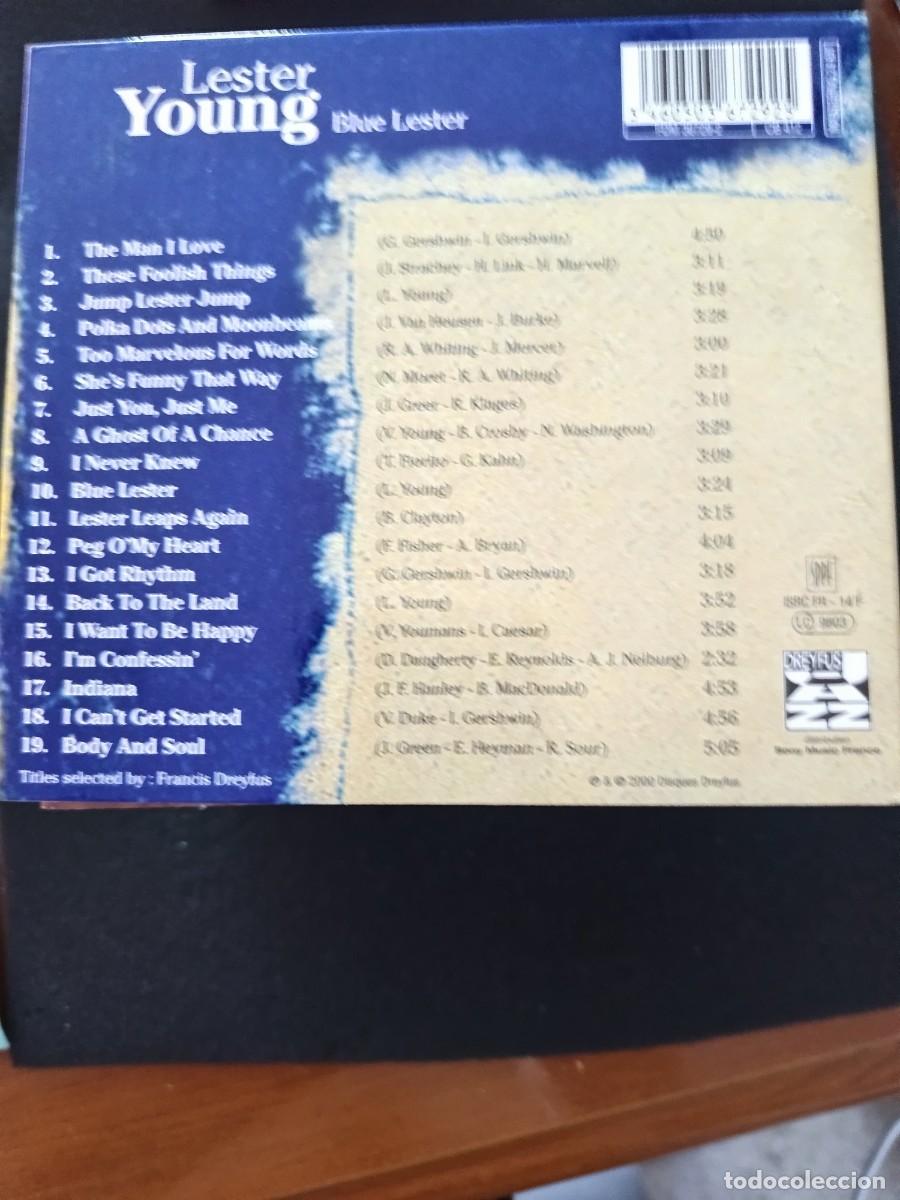 CDs de m&uacute;sica: LESTER YOUNG. BLUE LESTER - Foto 2