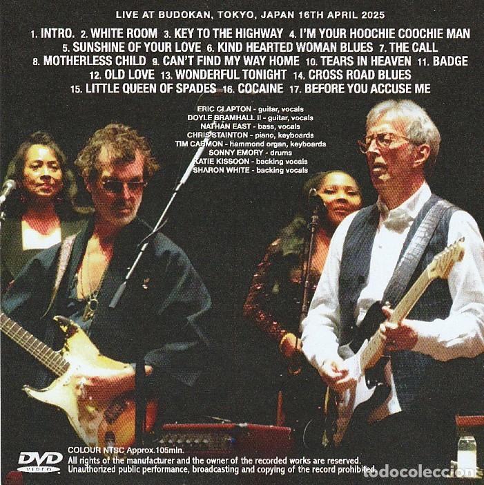CDs de m&uacute;sica: DVD - Eric CLAPTON - Live Budokan 2025 - Foto 2