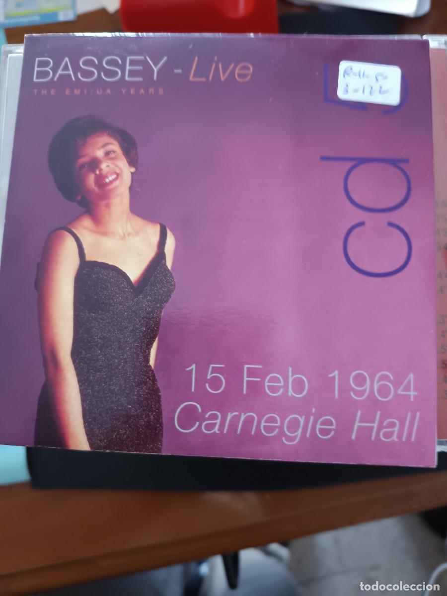 CDs de M&uacute;sica: SHIRLEY BASSEY. BASSEY - LIVE. THE EMI / UA YEARS. 15 FEB. 1964. CARNEGIE HALL
