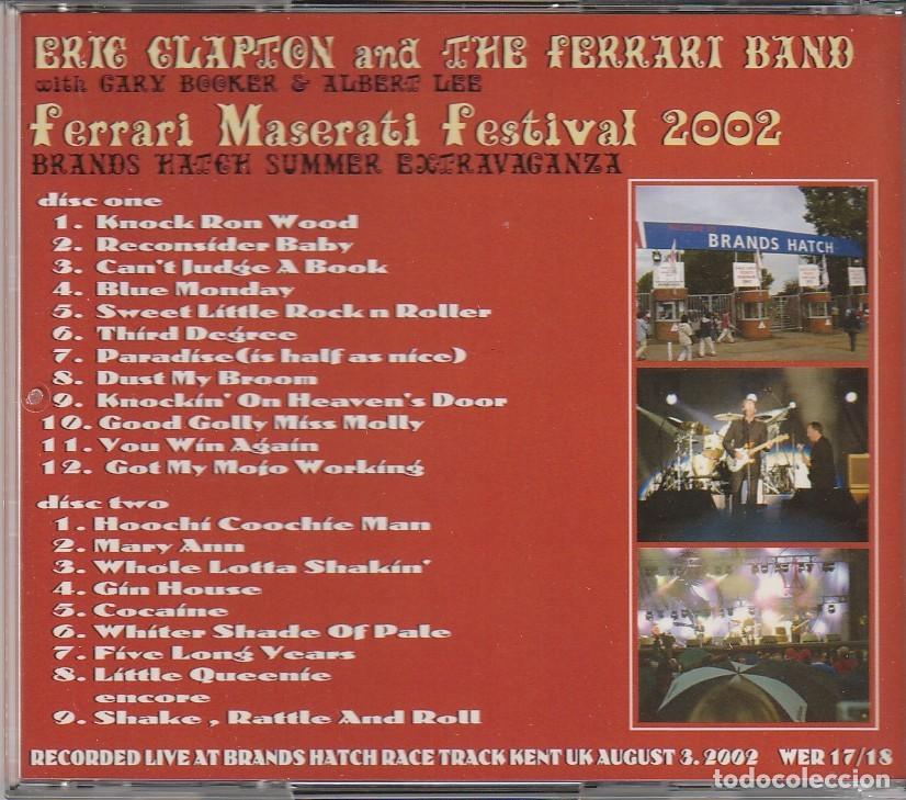 CDs de m&uacute;sica: 2 CDs - Eric CLAPTON - Live Ferrari Fest. 2002 - Foto 2