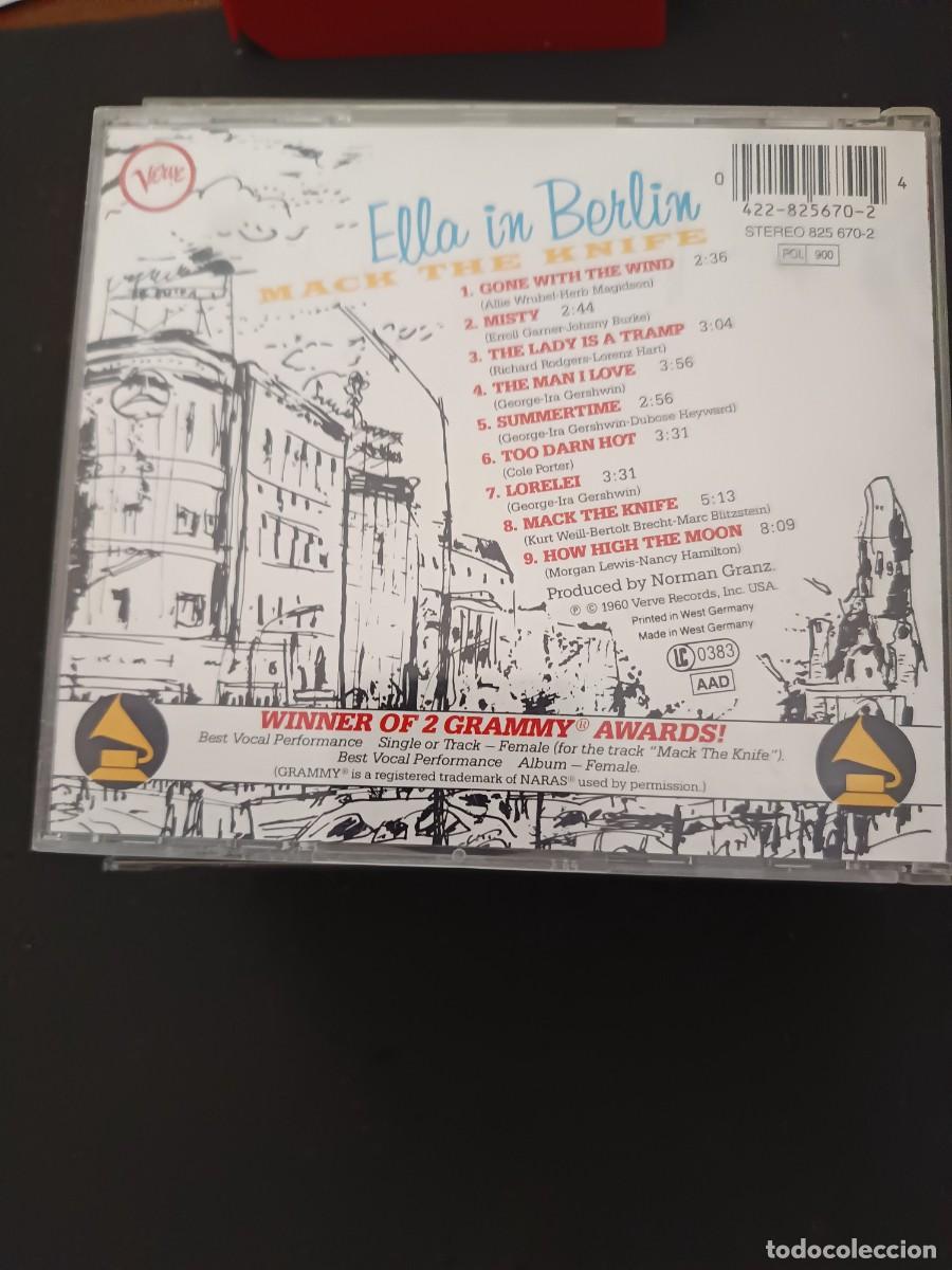CDs de m&uacute;sica: ELLA IN BERLIN. MACK THE KNIFE - Foto 2