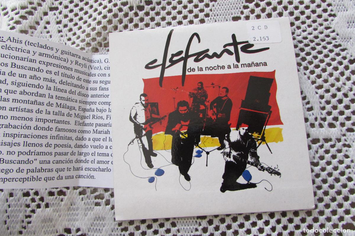 CDs de M&uacute;sica: ELEFANTE DE LA NOCHE A LA MA&Ntilde;ANA CD SINGLE PROMO CADENA 100
