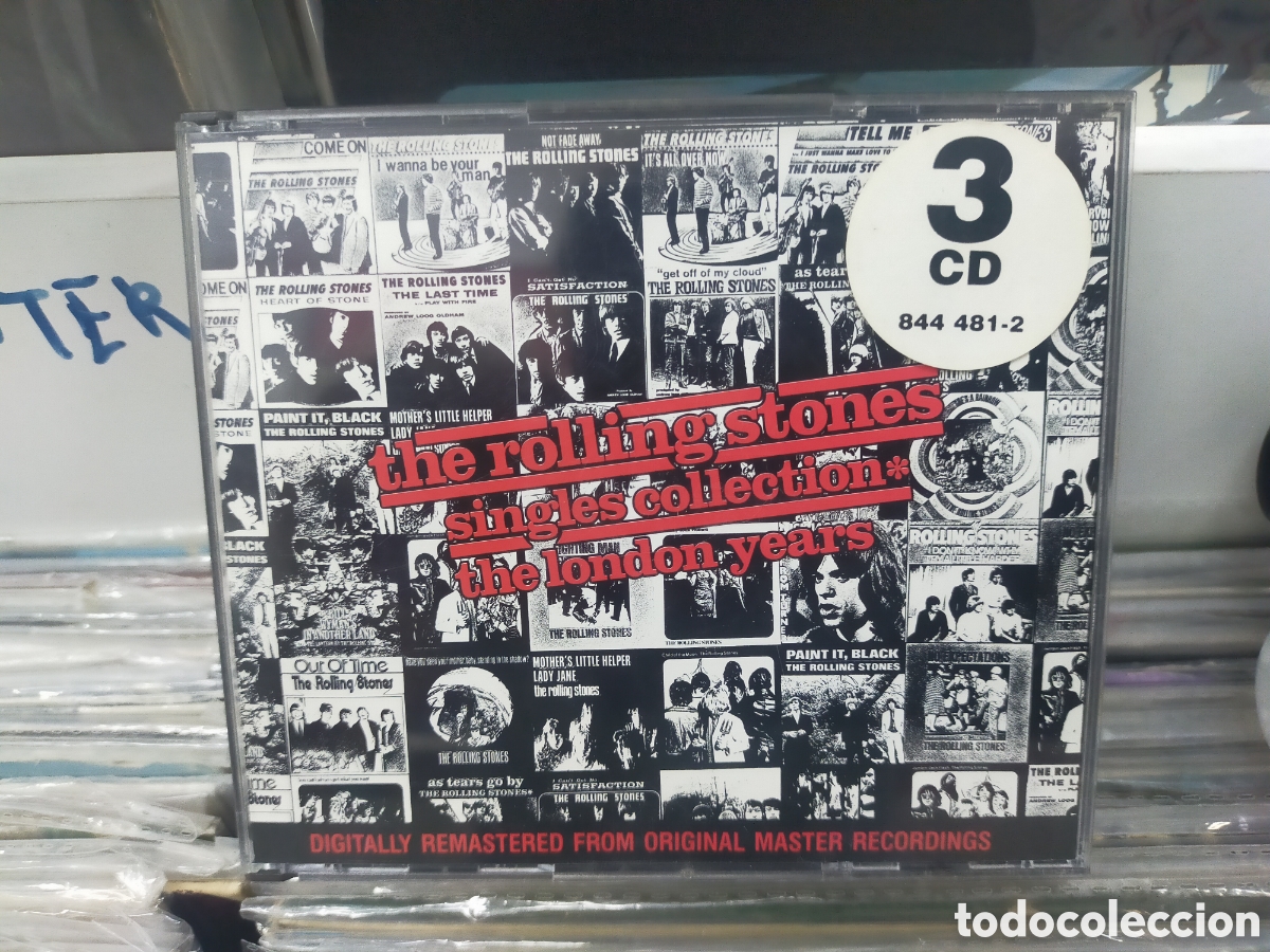 CDs de M&uacute;sica: The rolling Stones 3 cd's single collection the london tears 1986