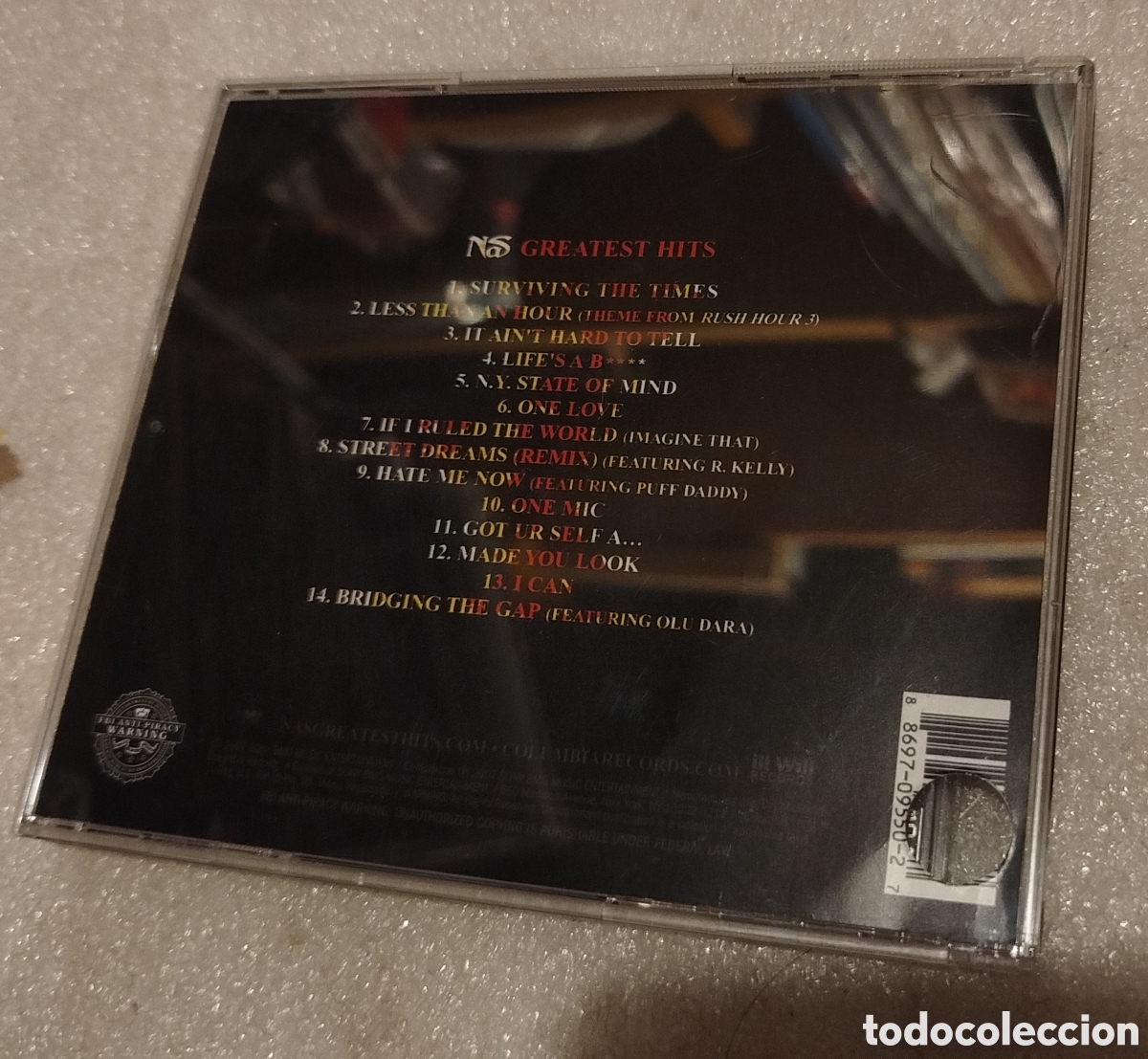 CDs de m&uacute;sica: Nas - Greatest hits. . - Foto 2