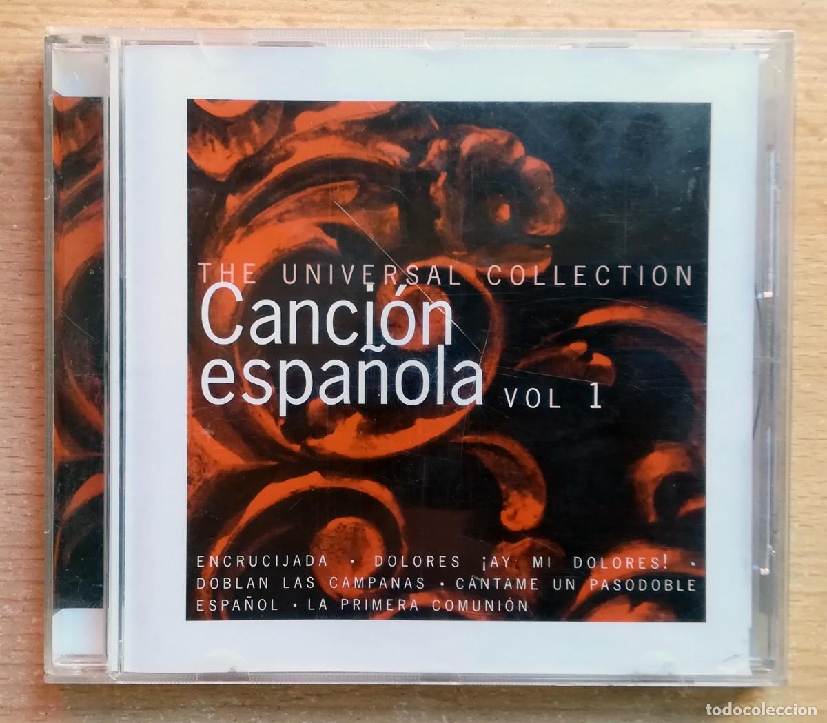 Musik-CDs: The Universal Collection. Canci&oacute;n espa&ntilde;ola. Vol.1. Caja y caratula, no CD.