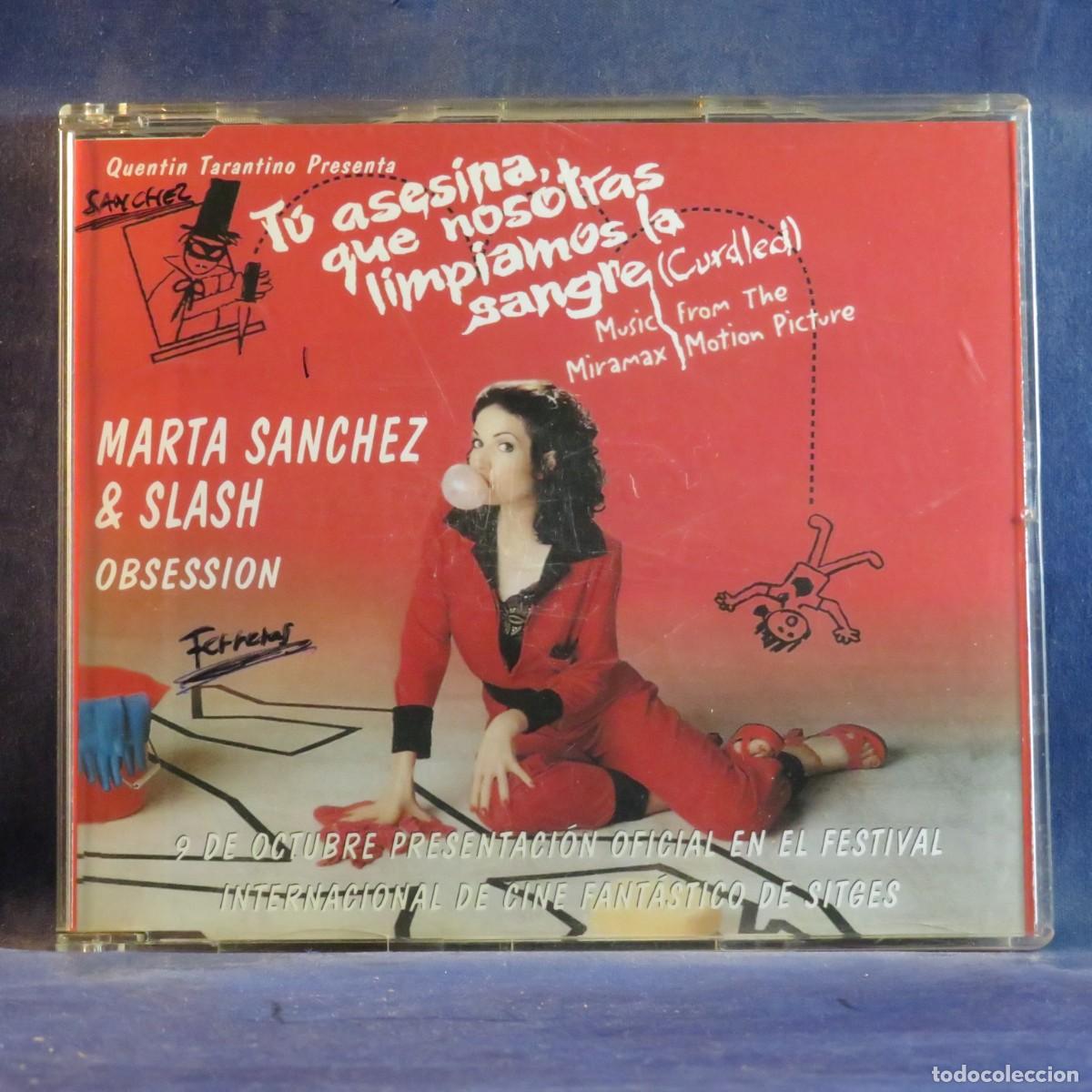 CDs de M&uacute;sica: MARTA S&Aacute;NCHEZ Y SLASH - OBSESSION (SINGLE &rdquo;T&Uacute; ASESINA, QUE NOSOTRAS LIMPIAMOS LA SANGRE&rdquo;) - CD