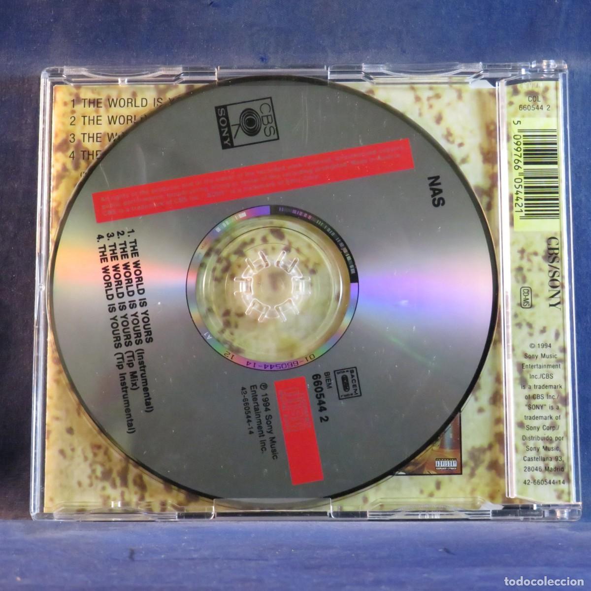 CDs de m&uacute;sica: NAS &ndash; THE WORLD IS YOURS - CD SINGLE - Foto 2