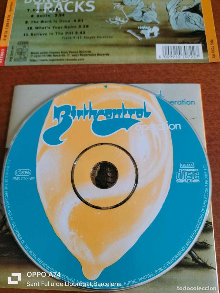 CDs de m&uacute;sica: RAR CD. BIRTH CONTROL. OPERATION - Foto 2