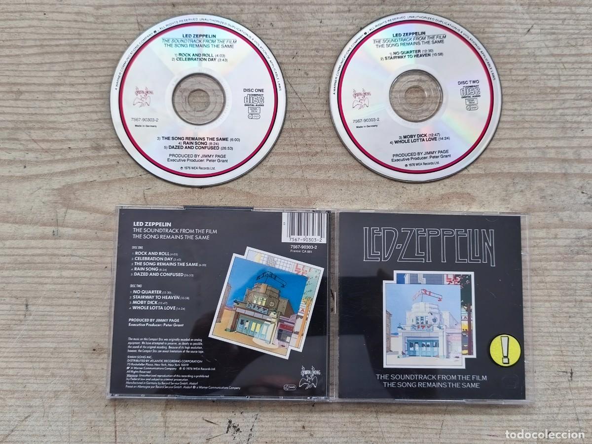 CDs de M&uacute;sica: Led Zeppelin - The Song Remains the Same - 2 CD