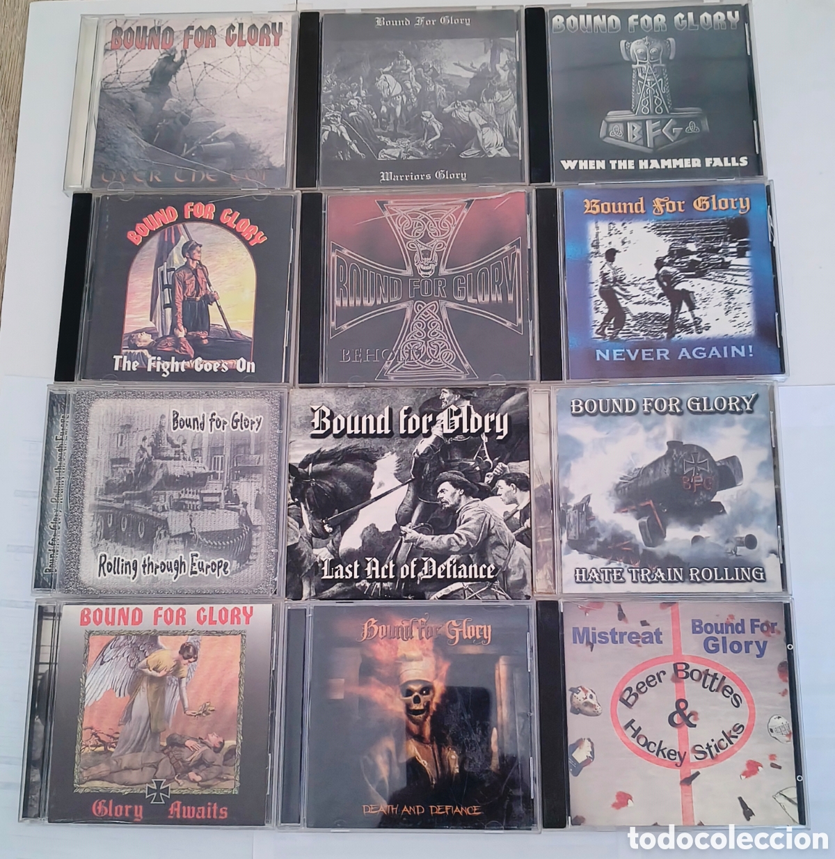 CDs de M&uacute;sica: CDs Oi RAC Metal Hatecore cole&ccedil;&atilde;o 12 CDs Bound for Glory