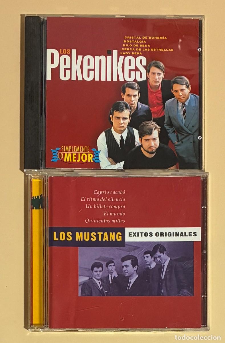 CDs de M&uacute;sica: 2 Cd's. Grandes Exitos: Los Pekenikes + Los Mustang. Disky 1997 (1104CD)