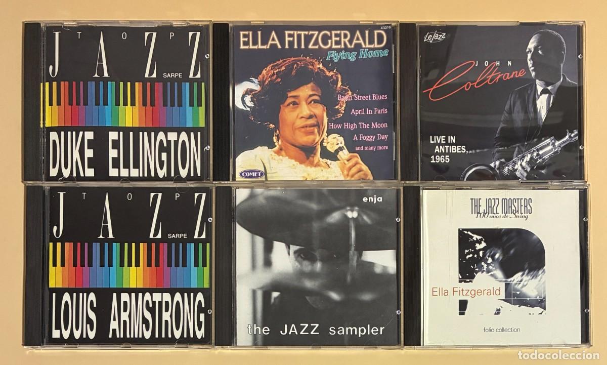 CDs de M&uacute;sica: 6 Cd's. Jazz Clasico. Ellington. Armstrong. Fitzgerald. Coltrane (1102CD)