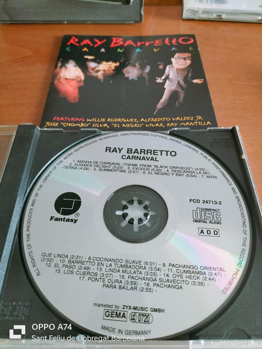 CDs de M&uacute;sica: RAR CD. RAY BARRETTO. CARNAVAL. FANTASY