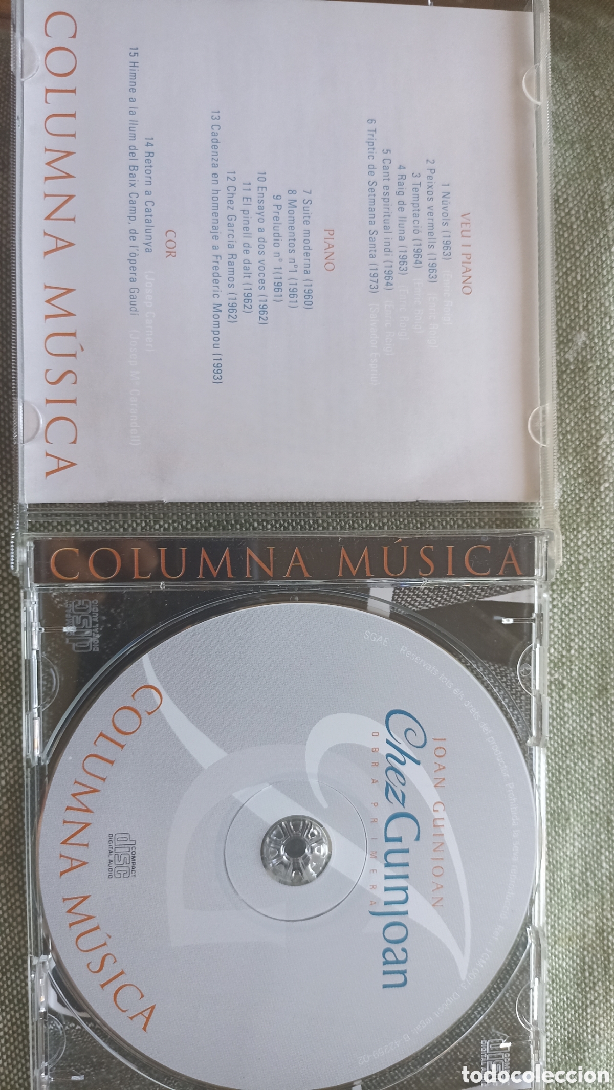 CDs de m&uacute;sica: &rdquo;Chez Guinjoan: Obra Primera&rdquo;, - Foto 3