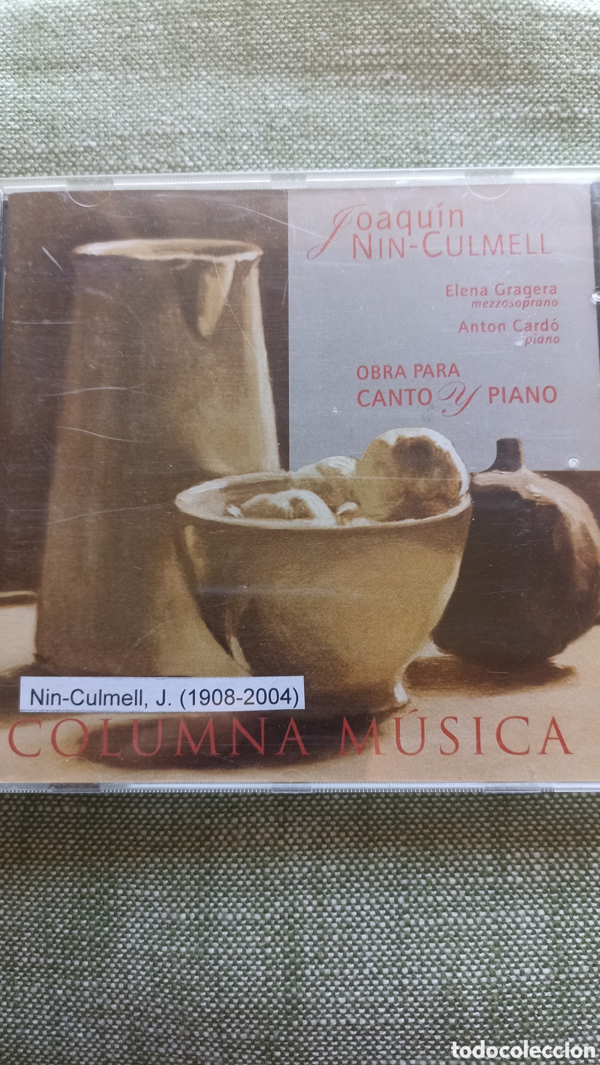 CDs de M&uacute;sica: obra para canto y piano del compositor Joaqu&iacute;n Nin-Culmell (1908-2004),