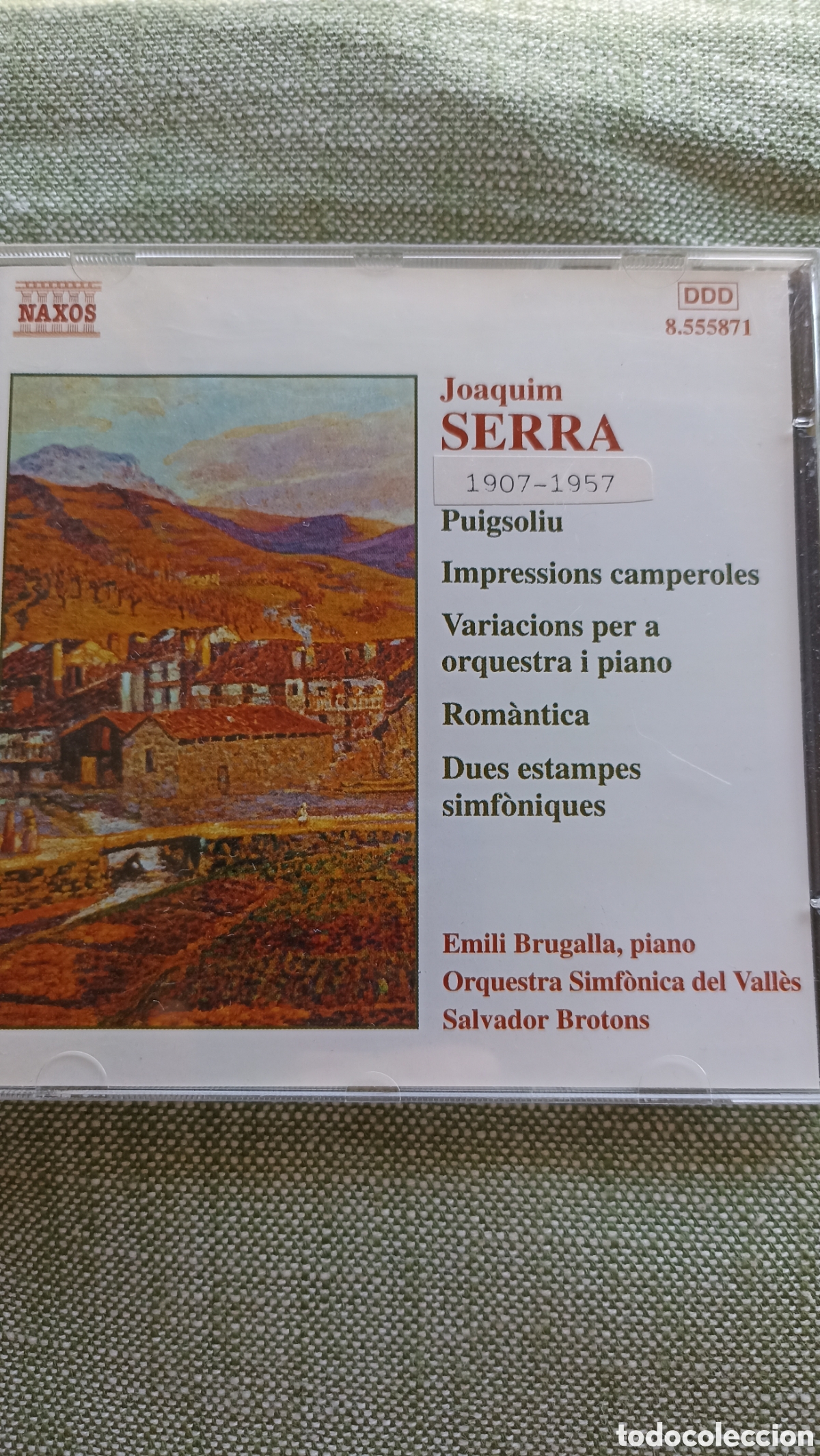 CDs de M&uacute;sica: obras orquestales del compositor catal&aacute;n Joaquim Serra (1907&ndash;1957).