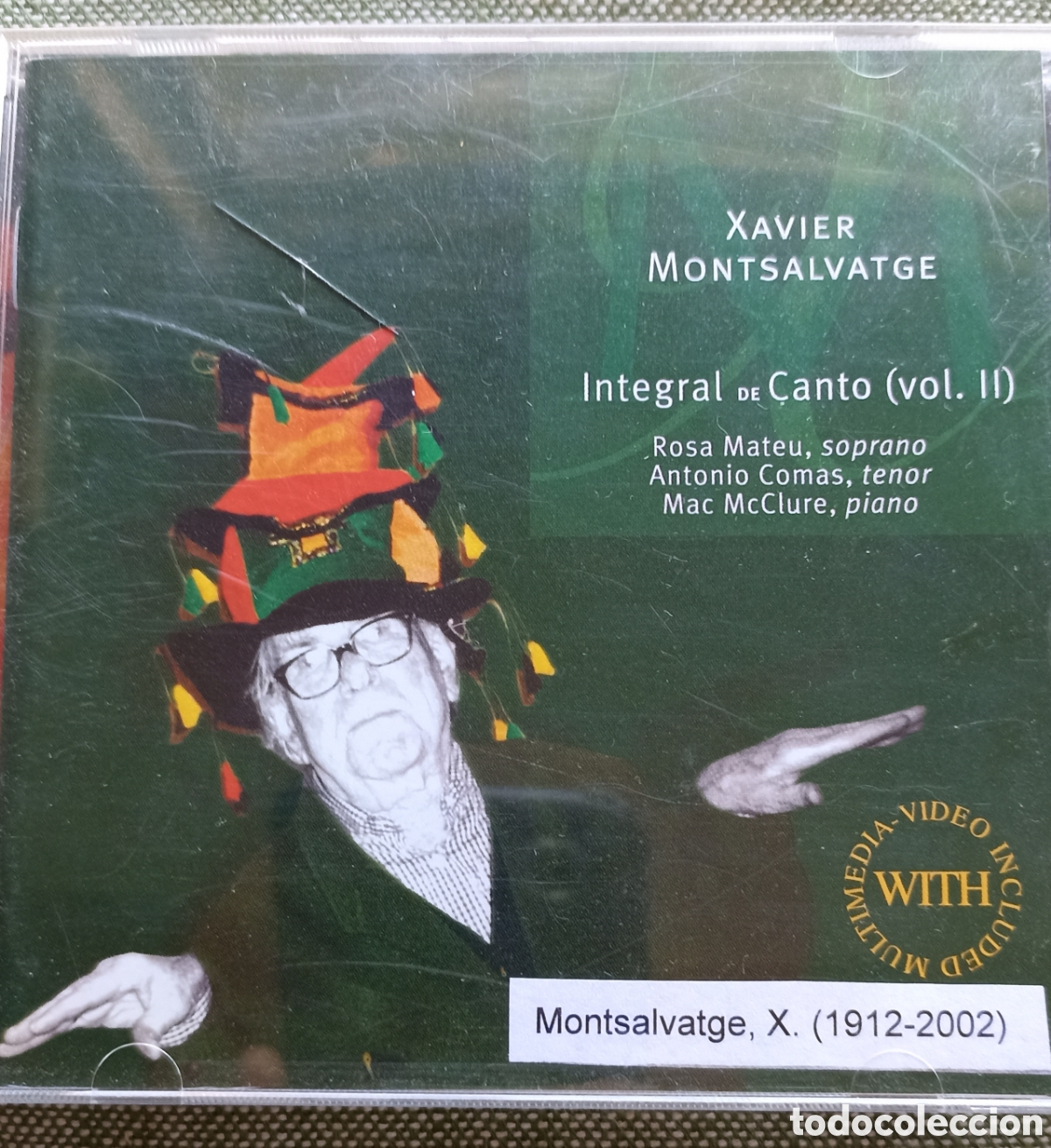 CDs de M&uacute;sica: CD Xavier Montsalvatge: Integral de Canto (Vol. II), que incluye las interpretaciones de Rosa Mateu,