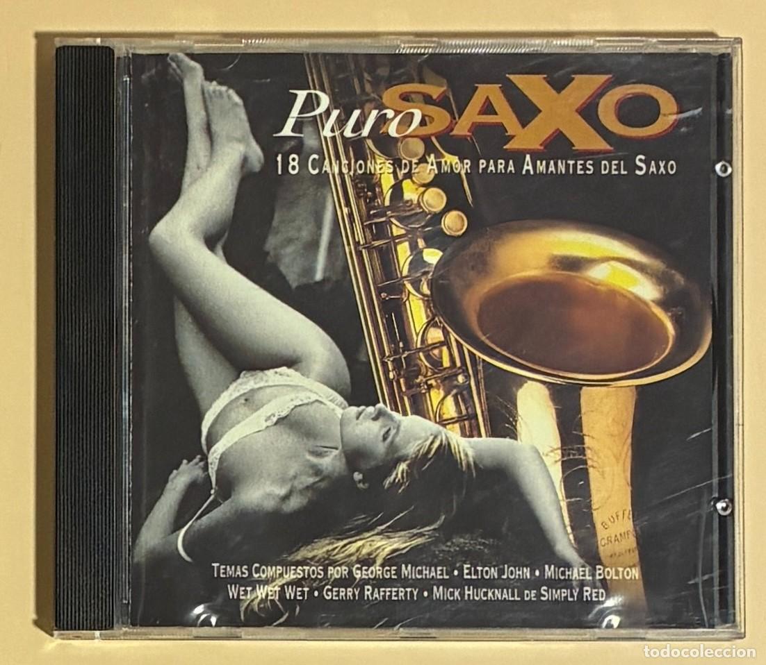 CDs de M&uacute;sica: Cd. Puro Saxo: 18 Canciones de Amor para Amantes del Saxo. Virgin Records 1996 (1108CD)