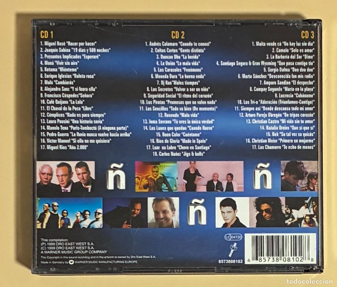 CDs de m&uacute;sica: 3 Cds. &Ntilde;. Los Exitos del A&ntilde;o. Dro 1999 (1110CD) - Foto 2