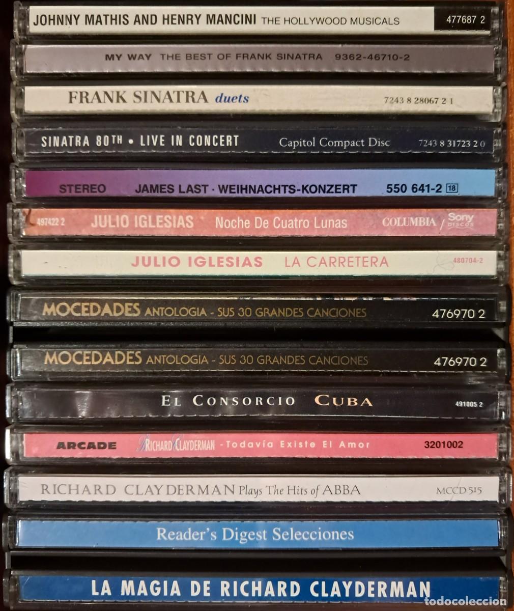 CDs de M&uacute;sica: LOTE DE 17 CDS DE ARTISTAS MEL&Oacute;DICOS