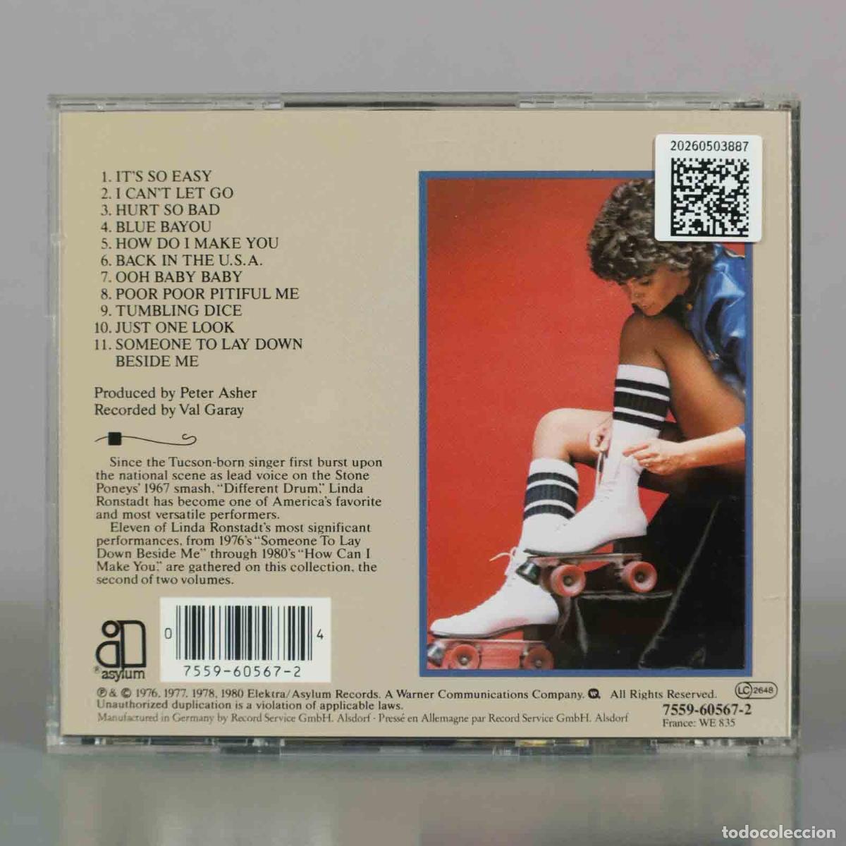 CDs de m&uacute;sica: CD. Greatest Hits Volume Two - Linda Ronstadt - Foto 2