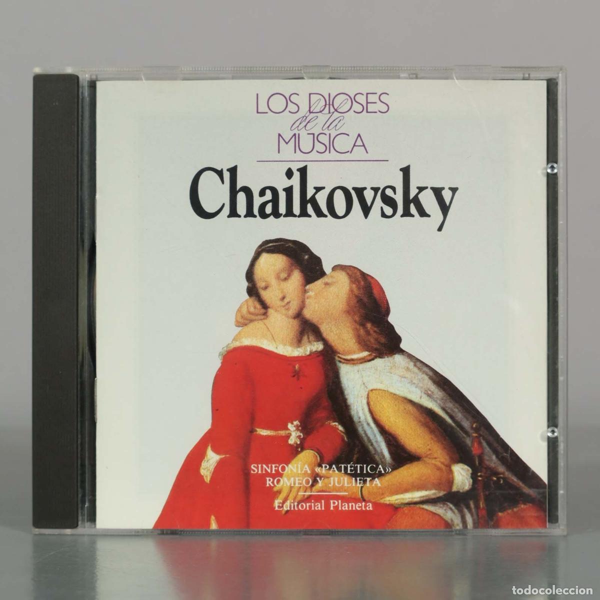 CDs de M&uacute;sica: CD. Chaikovsky - Sinfon&iacute;a Pat&eacute;tica, Romeo y Julieta - Los Dioses de la M&uacute;sica - Editorial Planeta