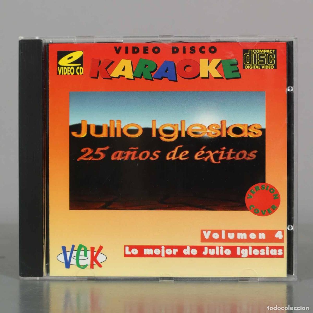 CDs de M&uacute;sica: CD. Karaoke - Julio Iglesias - 25 a&ntilde;os de &eacute;xitos - Volumen 4