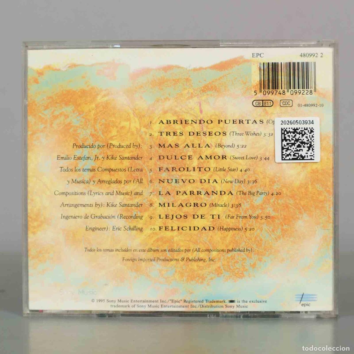 CDs de m&uacute;sica: CD. Abriendo Puertas - Gloria Estefan - Foto 2