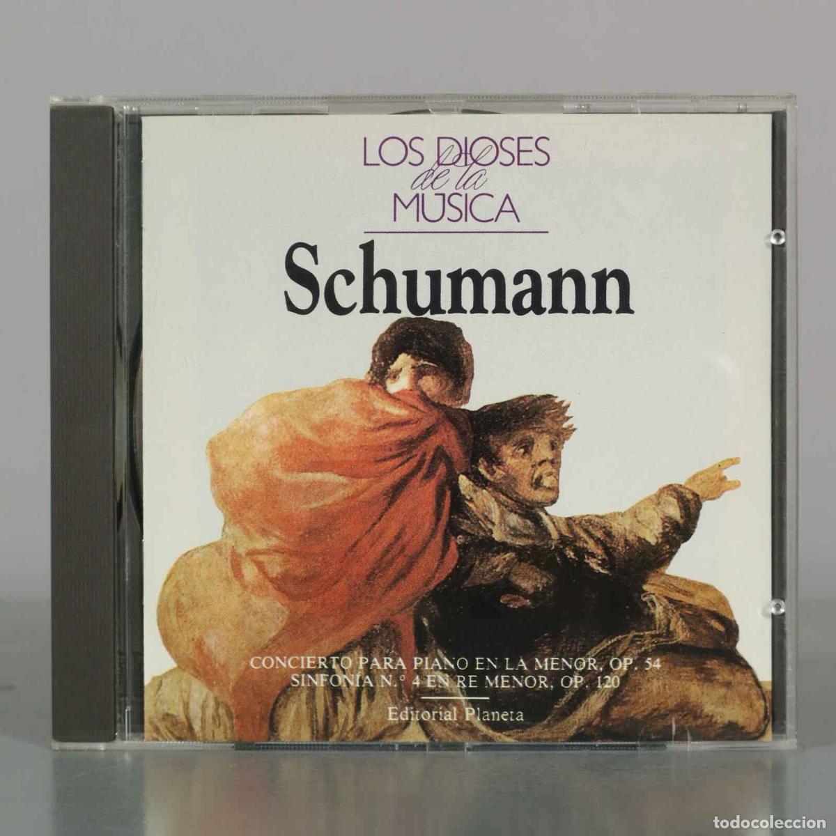Music CDs: CD. Los Dioses de la M&uacute;sica - Schumann - Concierto para piano en la menor, Op. 54, Sinfon&iacute;a N.&ordm; 4 e