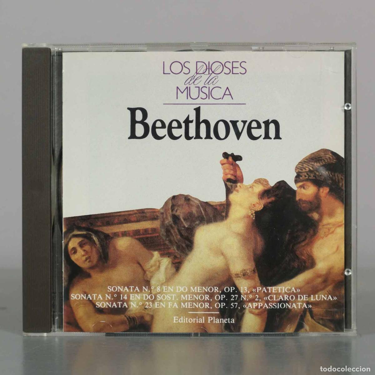 CDs de M&uacute;sica: CD. Beethoven - Sonatas N.&ordm; 8 Pat&eacute;tica, N.&ordm; 14 Claro de Luna, N.&ordm; 23 Appassionata - Editorial Plane