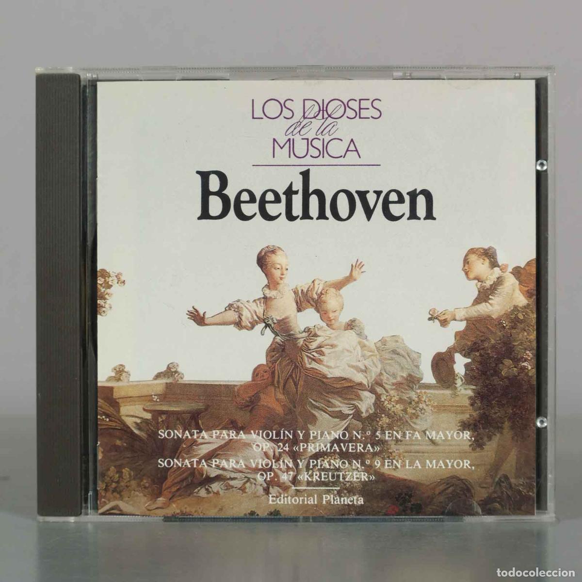 CDs de M&uacute;sica: CD. Los dioses de la m&uacute;sica n&ordm; 19 - Beethoven - Sonatas para viol&iacute;n y piano Primavera, Kreutzer - E