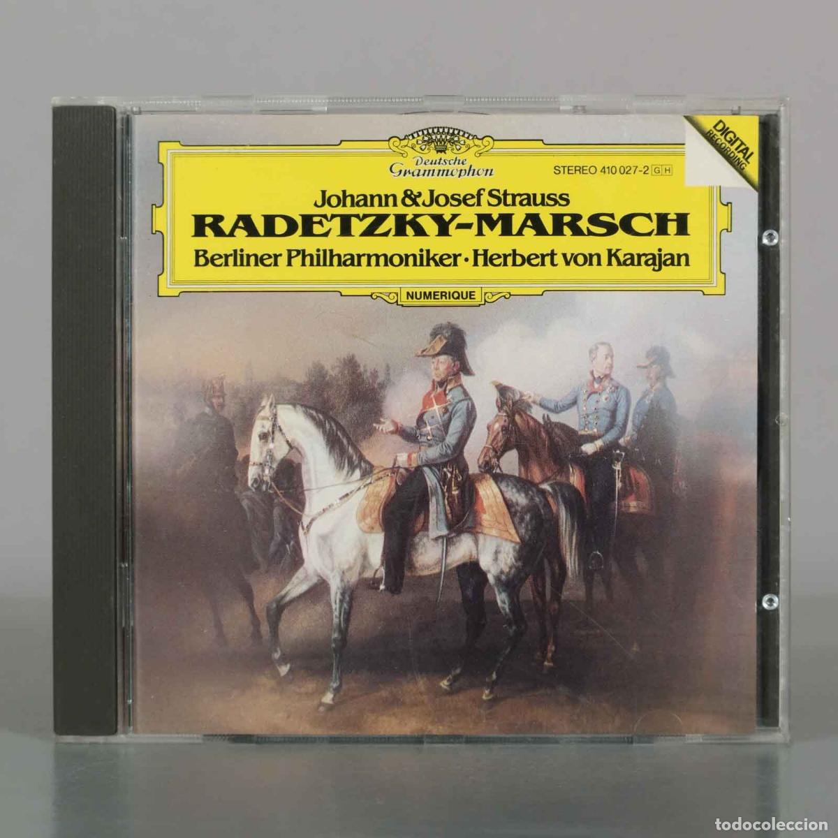 CDs de M&uacute;sica: CD. Johann and Josef Strauss: Radetzky-Marsch - Berliner Philharmoniker, Herbert von Karajan