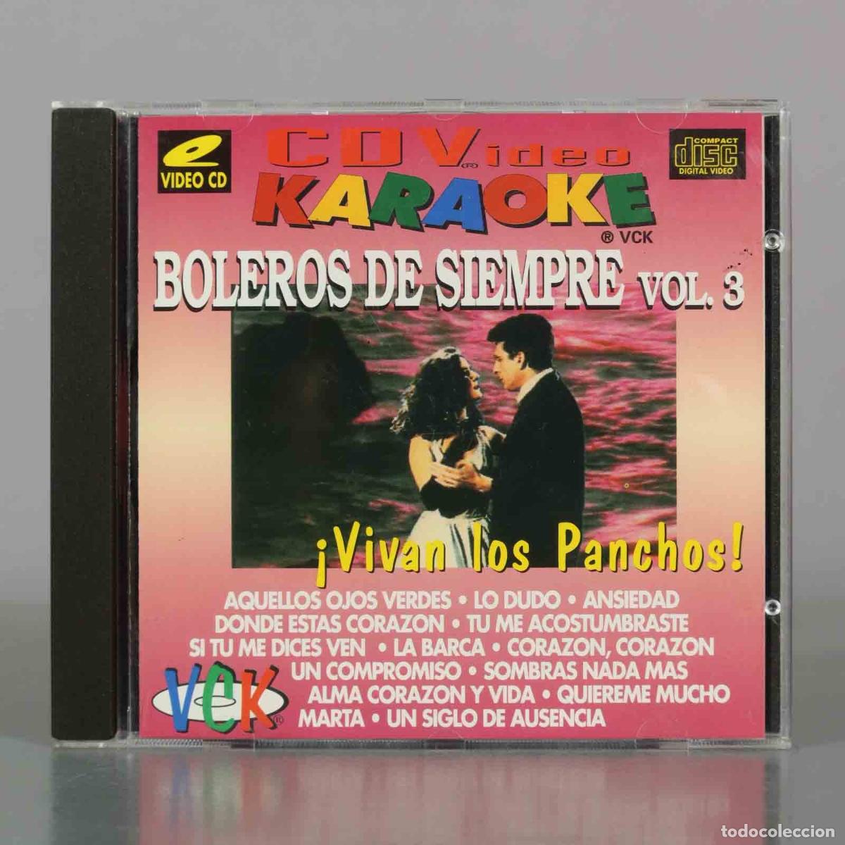 CDs de M&uacute;sica: CD. Boleros de Siempre Vol. 3 - &iexcl;Vivan Los Panchos! KARAOKE